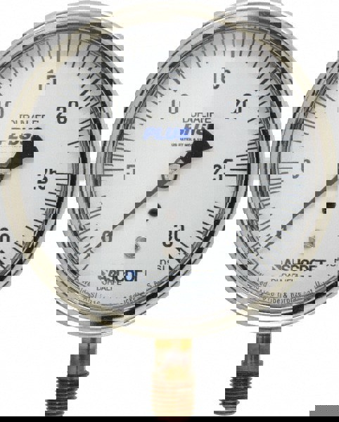 Pressure Gauge: 3-1/2