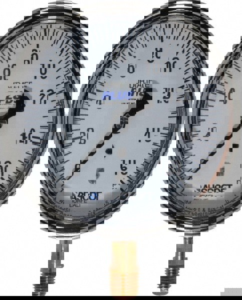 Pressure Gauge: 3-1/2