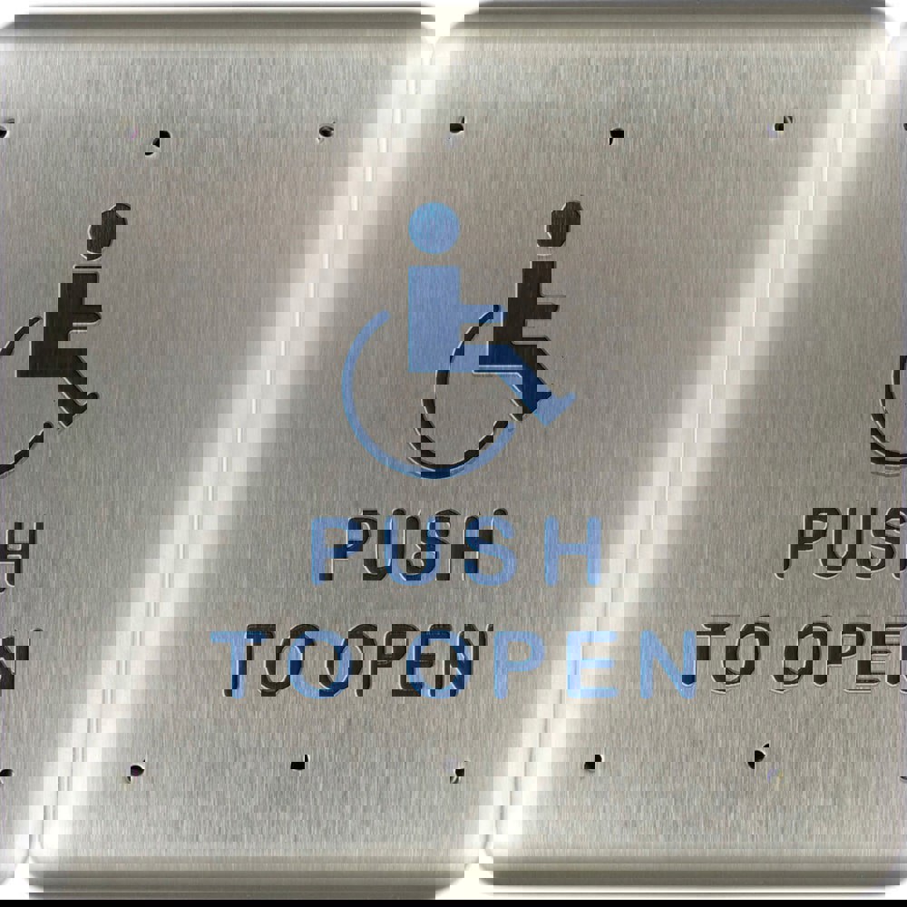 Push Plates; Overall Length (Inch): 6 ; Finish/Coating: Brushed