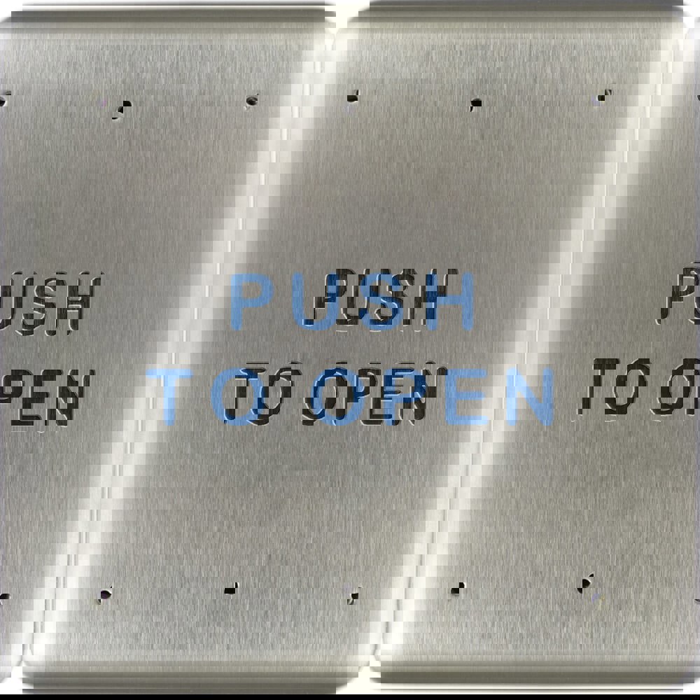 Push Plates; Overall Length (Inch): 6 ; Finish/Coating: Brushed