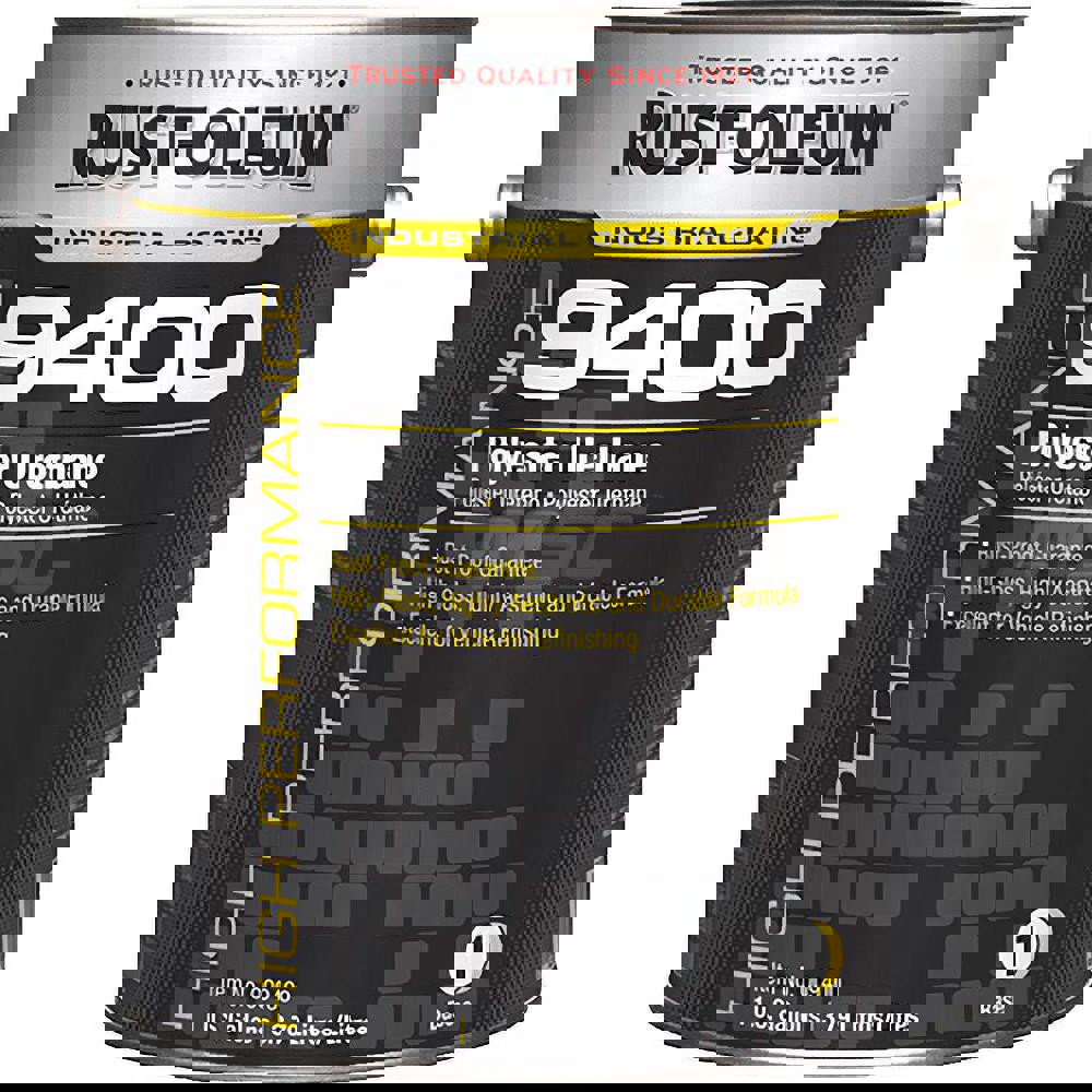 Industrial Enamel Paint: 10 gal, High-Gloss, Gray