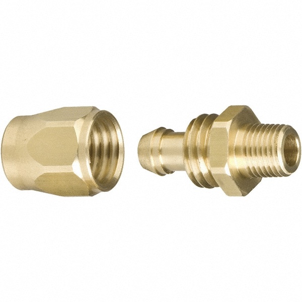 Barbed Hose Fitting: 1/4