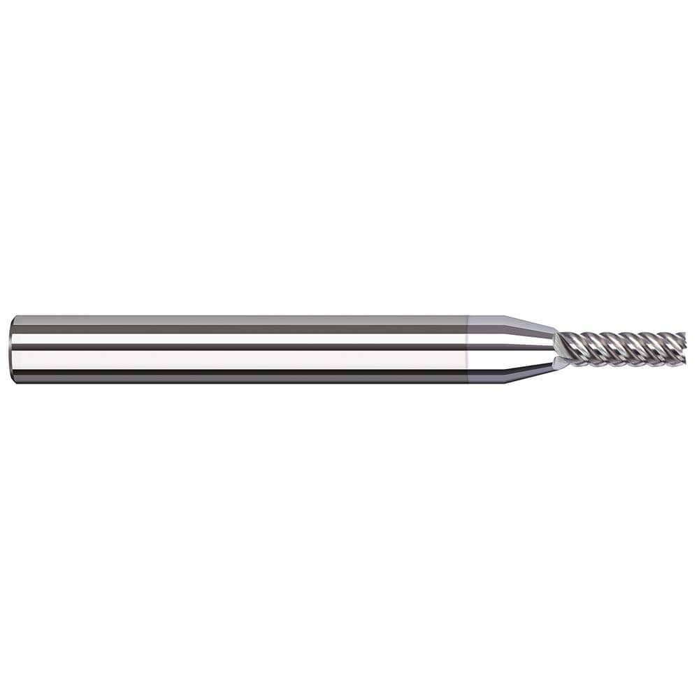 Square End Mill: 5/64'' Dia, 15/64'' LOC, 1/8'' Shank Dia, 1-1/2'' OAL, 5 Flutes, Solid Carbide