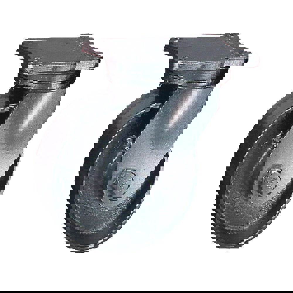 Swivel Top Plate Caster: Forged Steel, 6