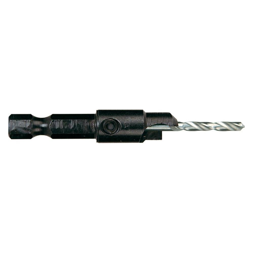 Adjustable-Depth Drill Countersinks; Cutter Head Diameter (Wire): #8 ; Overall Length: 1.25 ; Coated: Coated ; Series: Power Groove