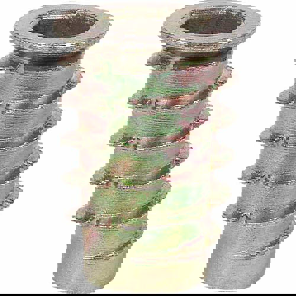 Hex Drive & Slotted Drive Threaded Inserts; Product Type: Flanged Hex Drive ; Thread Size: 5/16-18 ; Material: Zinc Alloy ; Finish: Hexavalent Chrome ; Drill Size: 0.4380 ; Hex Size: M8