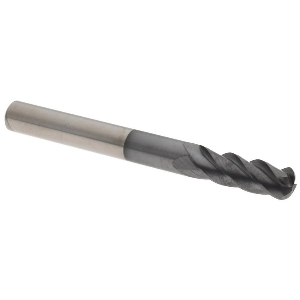 Corner Radius End Mill: 1/4