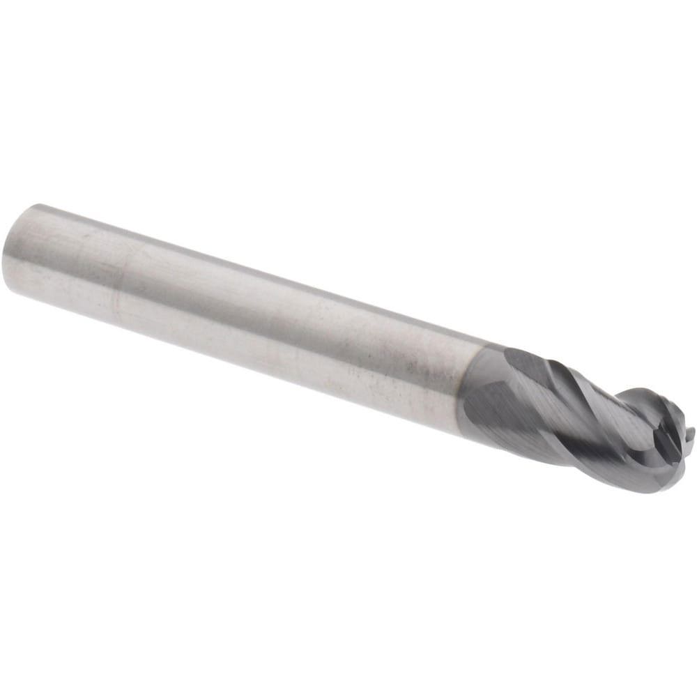 Corner Radius End Mill: 1/4