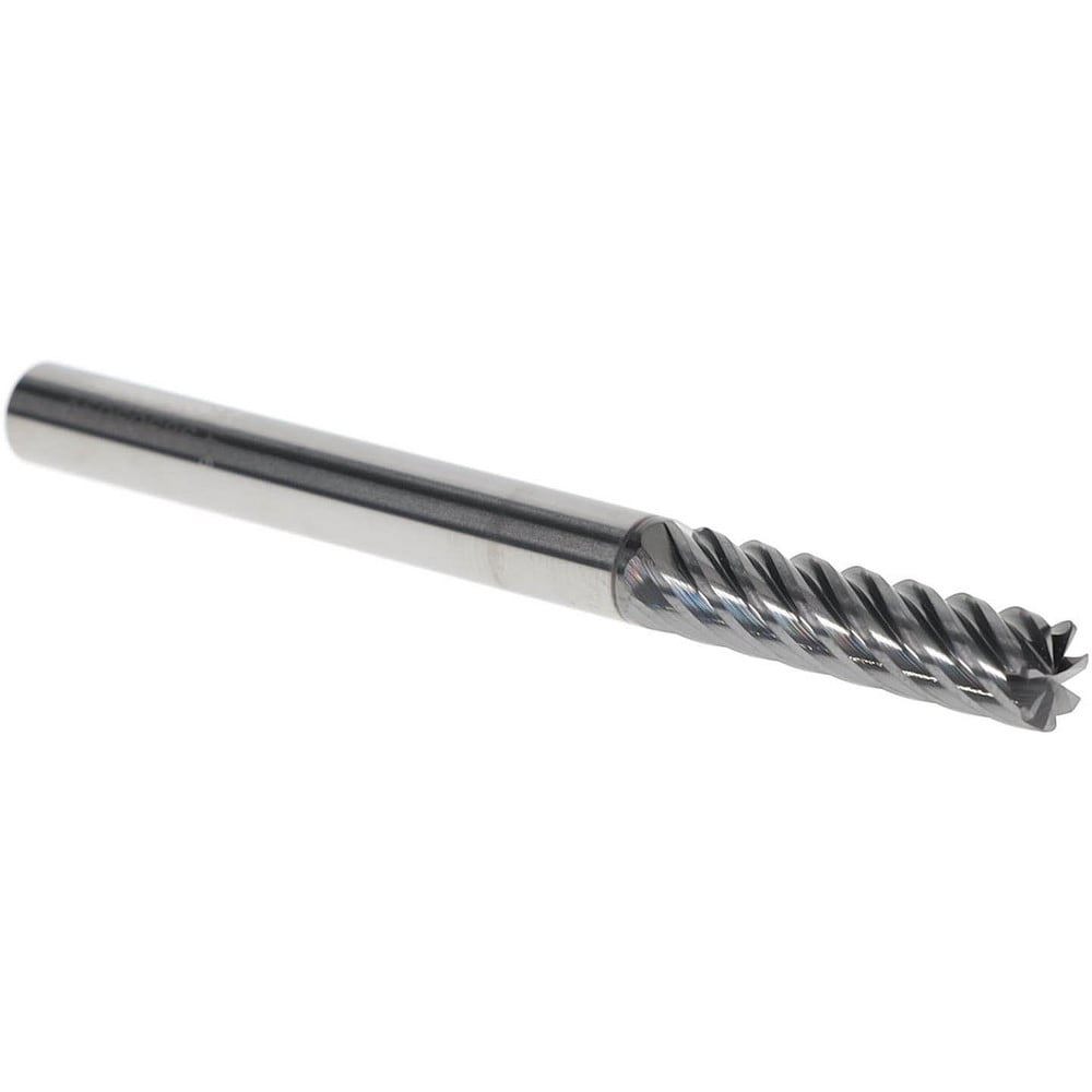 Corner Radius End Mill: 1/4