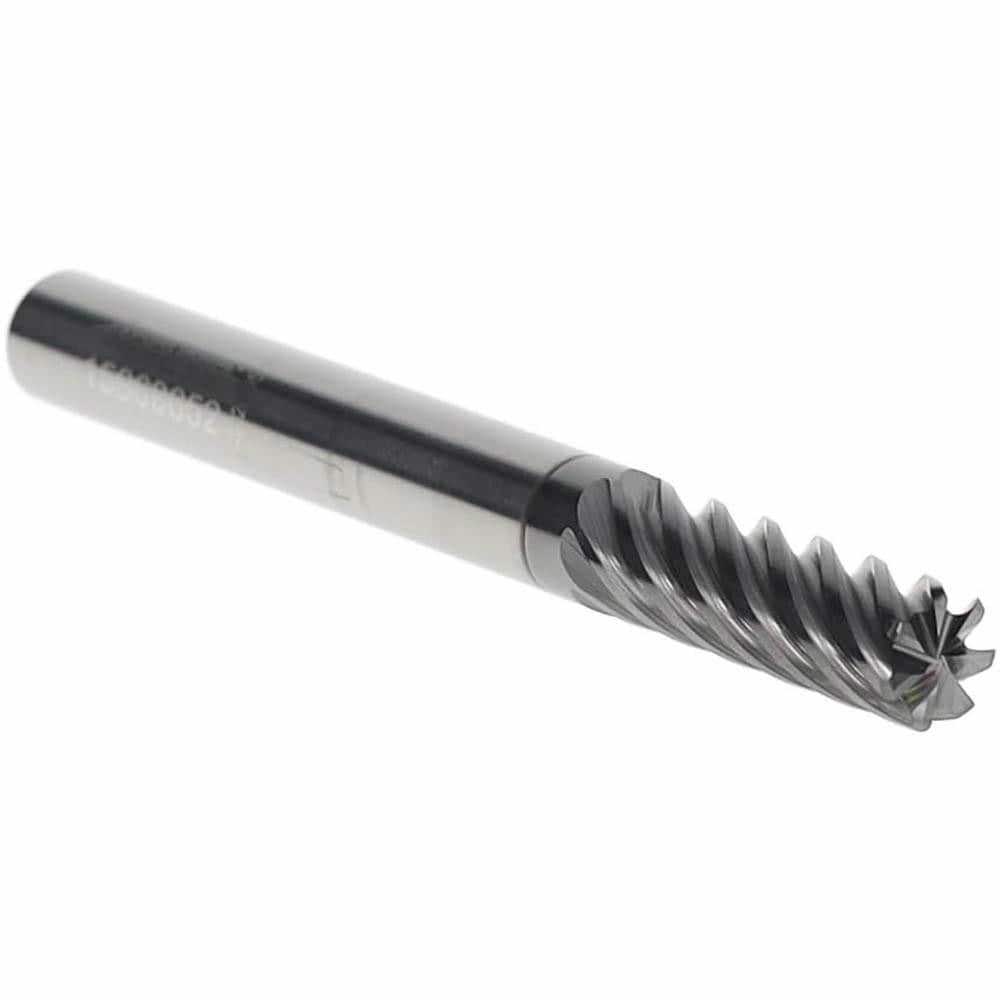 Corner Radius End Mill: 1/4
