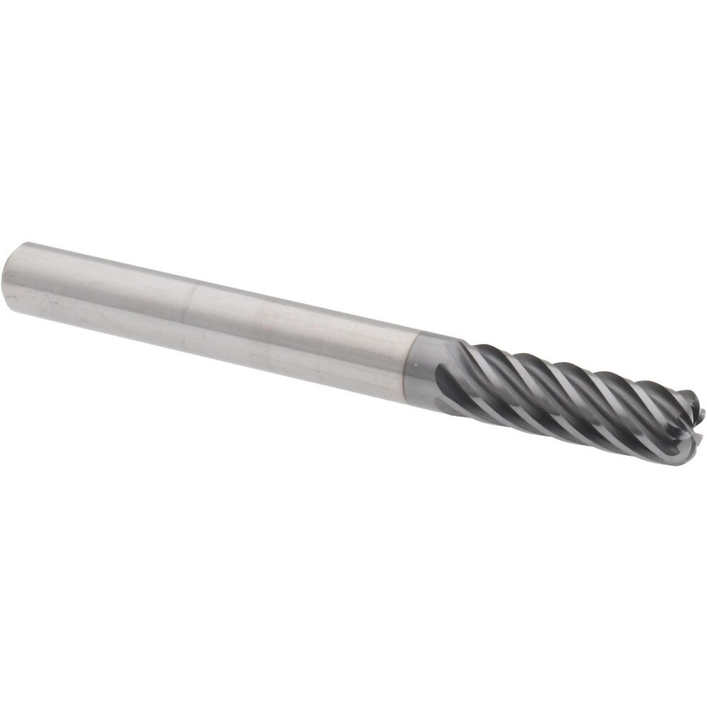 Corner Radius End Mill: 1/4