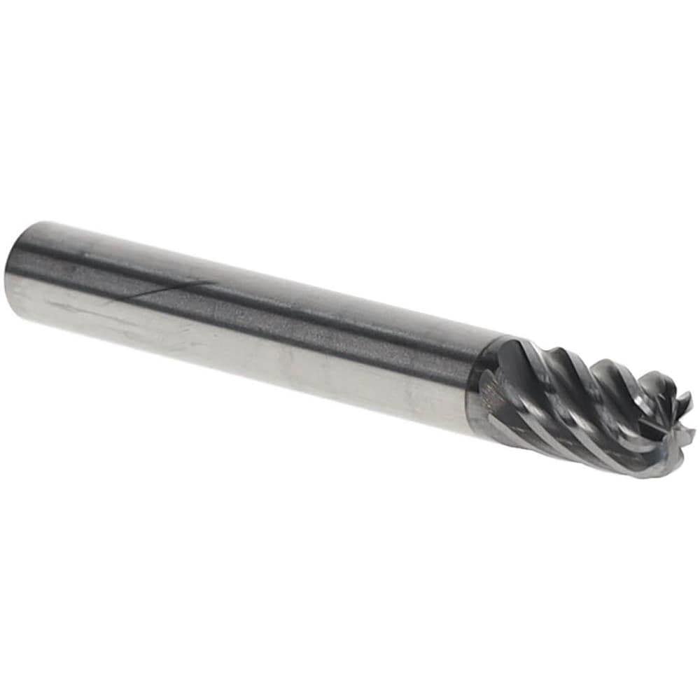 Corner Radius End Mill: 1/4