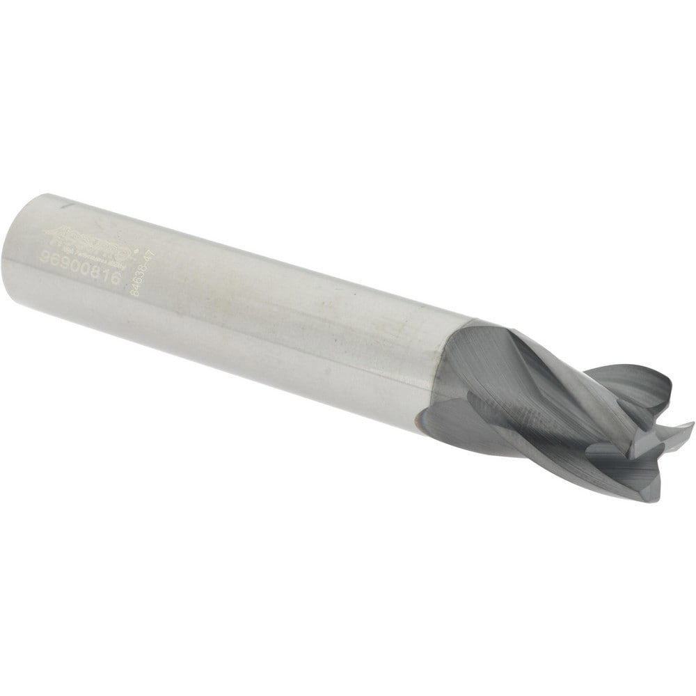 Corner Radius End Mill: 1/2