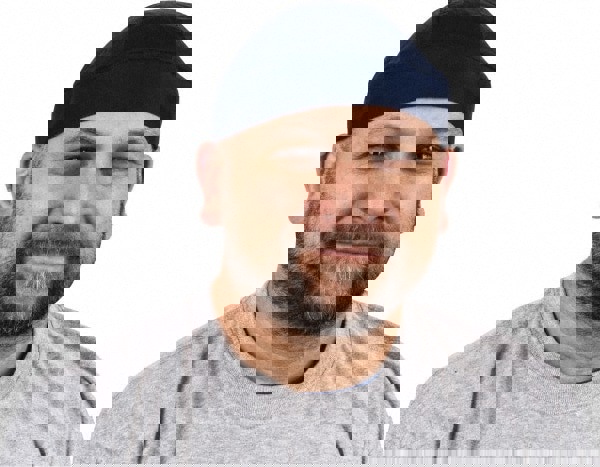 Tie Hat: Size Universal, Navy Blue