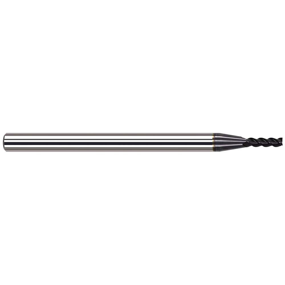 Square End Mill: 0.0394'' Dia, 0.1181'' LOC, 3 Flutes, Solid Carbide
