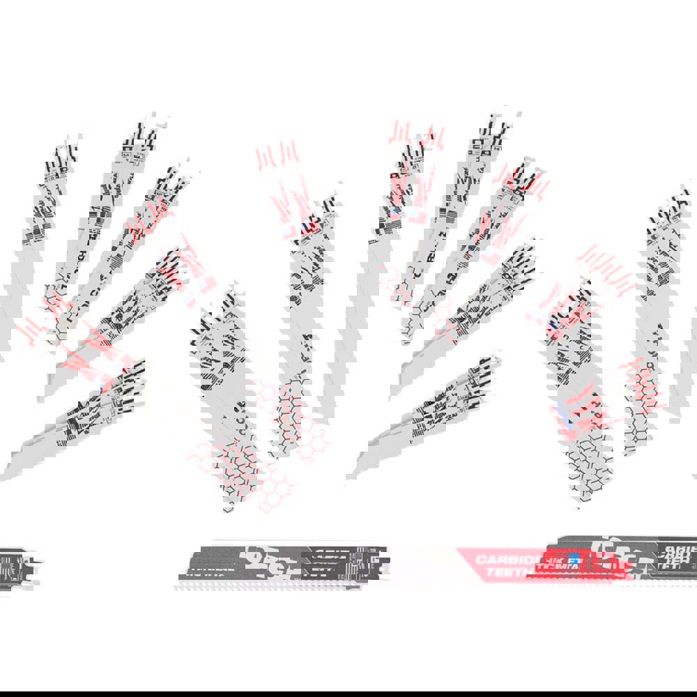 Reciprocating Saw Blade Sets; Blade Material: Bi-Metal ; Minimum Blade Length: 6 ; Maximum Blade Length: 9 ; Minimum Blade Width: 1 ; Maximum Blade Width: 1 ; Minimum Teeth Per Inch: 14