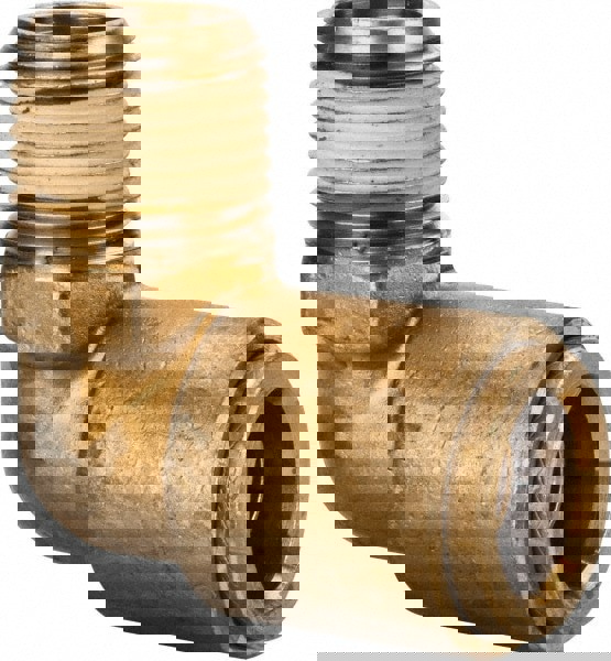 Push-To-Connect Tube to Male & Tube to Male NPT Tube Fitting: Male Elbow, 1/2