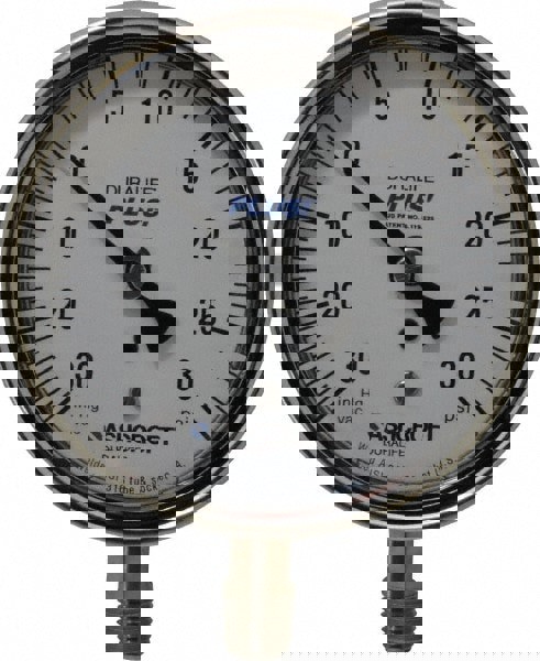 Pressure Gauge: 3-1/2