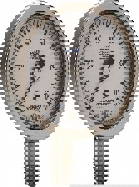 Pressure Gauge: 2-1/2