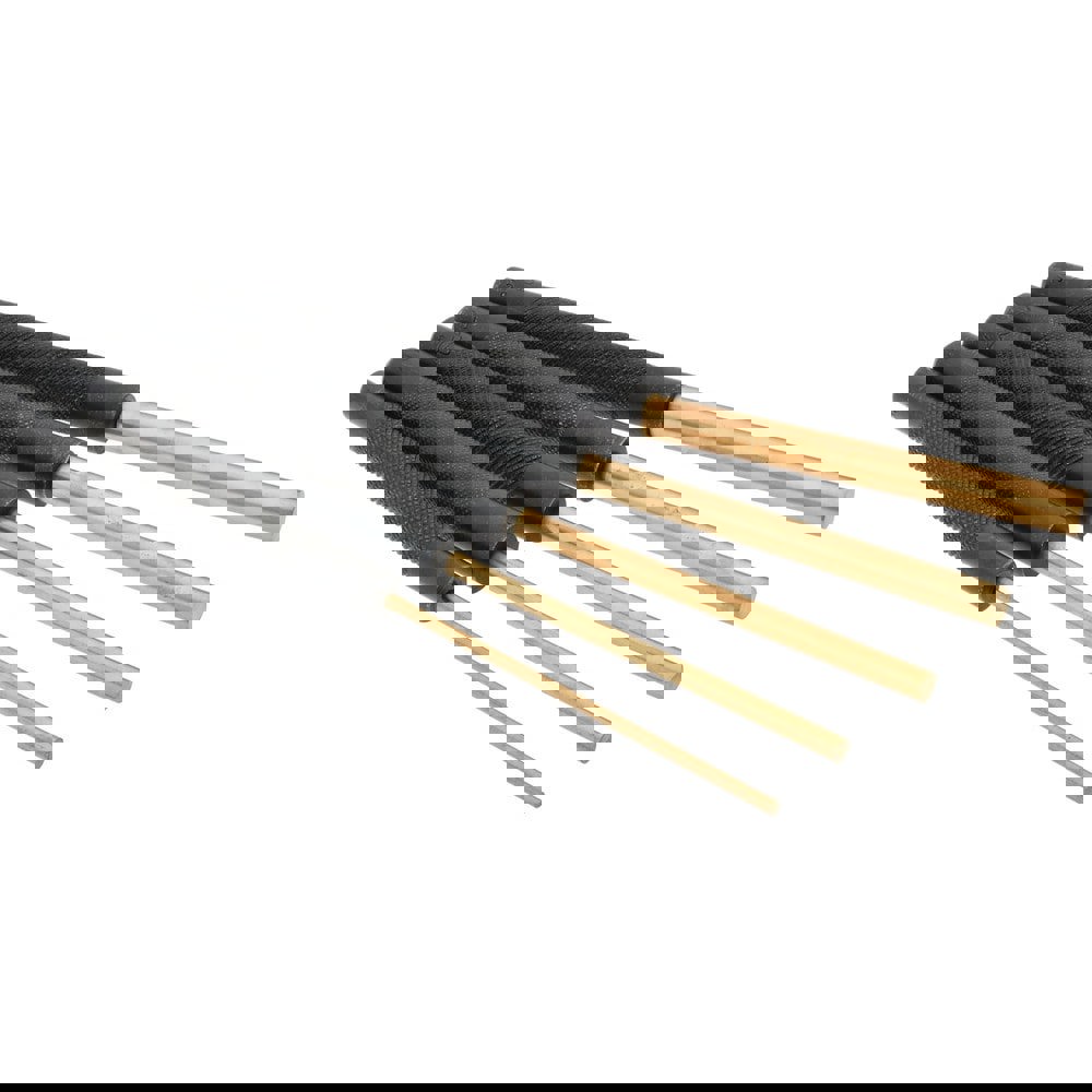 Pin Punch Set: 5 Pc, 0.125 to 0.375