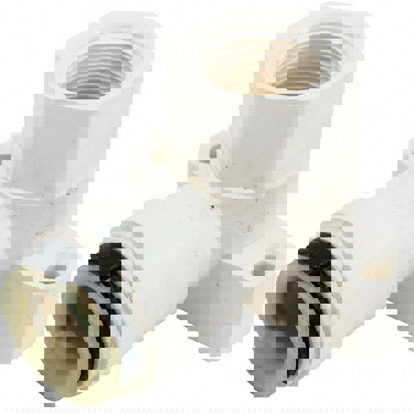 Push-To-Connect Tube Fitting: Drop Ear Elbow, 1/2 x 1/2