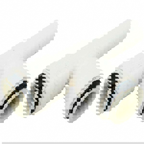 Push-To-Connect Tube Fitting: Stackable Tee, 1/2 x 1/2 x 1/2