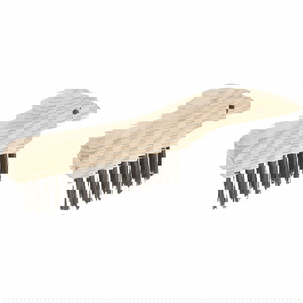 Scratch Brush: 4 Row, 16 Column, Steel