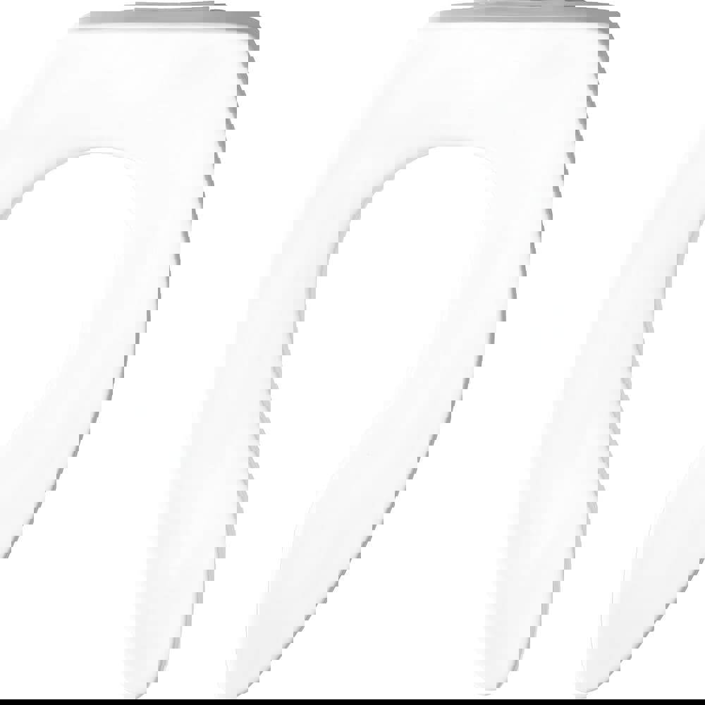 Toilet Seats; Type: Standard; Open ; Style: Elongated ; Material: Plastic ; Color: White ; Outside Width: 14.313in (Inch); Inside Width: 7.6250in (Inch)