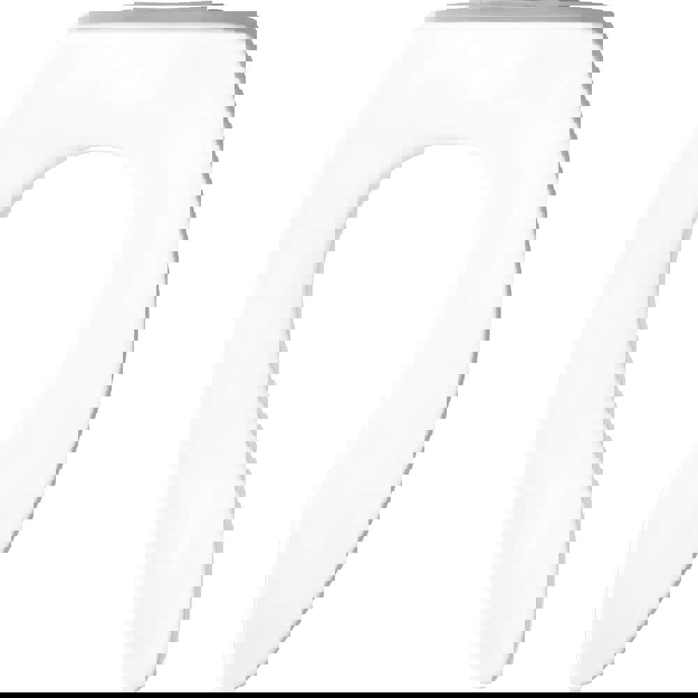 Toilet Seats; Type: Standard; Open ; Style: Elongated ; Material: Plastic ; Color: White ; Outside Width: 14.313in (Inch); Inside Width: 7.6250in (Inch)