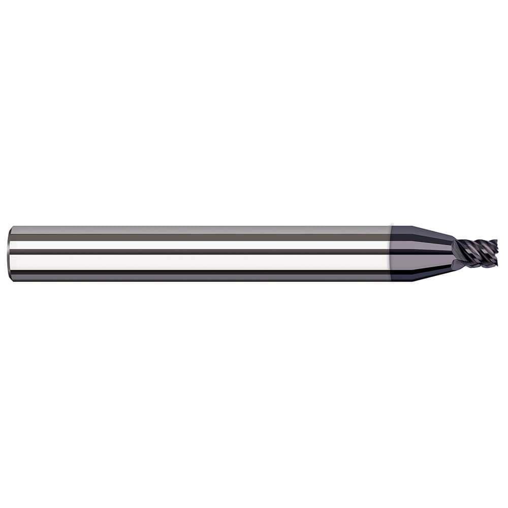 Square End Mill: 0.1'' Dia, 0.15'' LOC, 1/8'' Shank Dia, 1-1/2'' OAL, 7 Flutes, Solid Carbide