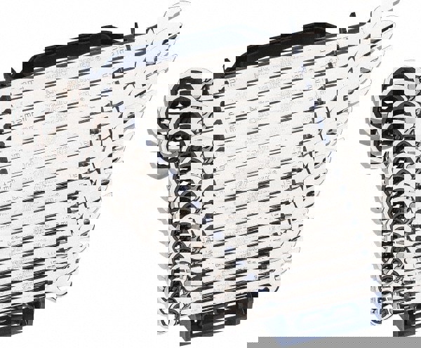 Combination Wrench Set: 16 Pc, 10 mm 11 mm 12 mm 13 mm 14 mm 15 mm 16 mm 17 mm 18 mm 19 mm 21 mm 22 mm 24 mm 25 mm 8 mm & 9 mm Wrench, Metric