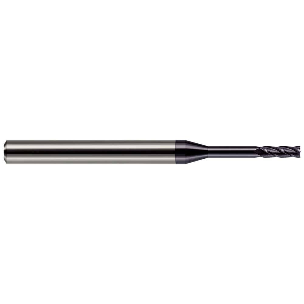 Square End Mill: 3/64'' Dia, 0.15'' LOC, 1/8'' Shank Dia, 1-1/2'' OAL, 2 Flutes, Solid Carbide