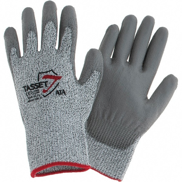 Cut & Abrasion-Resistant Gloves: Worldwide Protective Products 960, Size Small, ANSI Cut A3, ANSI Puncture 0, Polyurethane, PolyKor