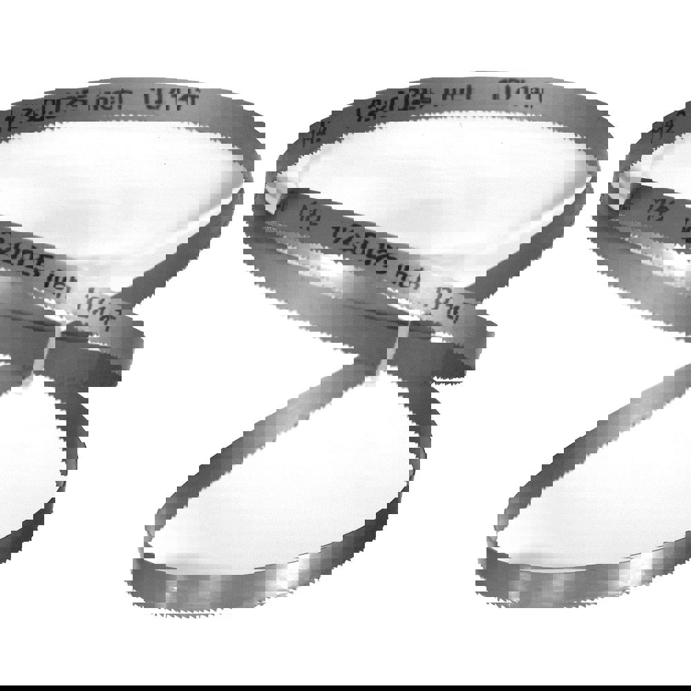 Welded Band Saw Blades; Blade Length (Feet): 5' 4-1/2 ; Blade Width (Inch): 1/2in ; Teeth Per Inch: 10-14 ; Blade Material: Bi-Metal ; Tooth Material: M42 High Speed Steel ; Tooth Form: Straight