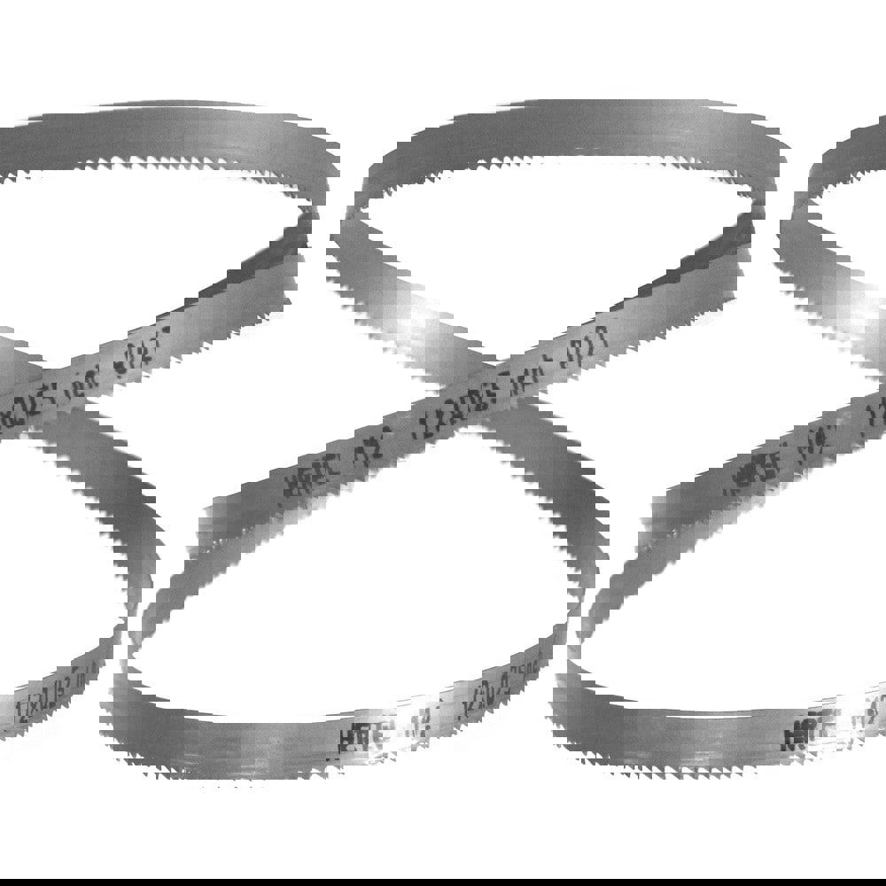 Welded Band Saw Blades; Blade Length (Feet): 14' 6 ; Blade Width (Inch): 1/2in ; Teeth Per Inch: 8-12 ; Blade Material: Bi-Metal ; Tooth Material: M42 High Speed Steel ; Tooth Form: Straight