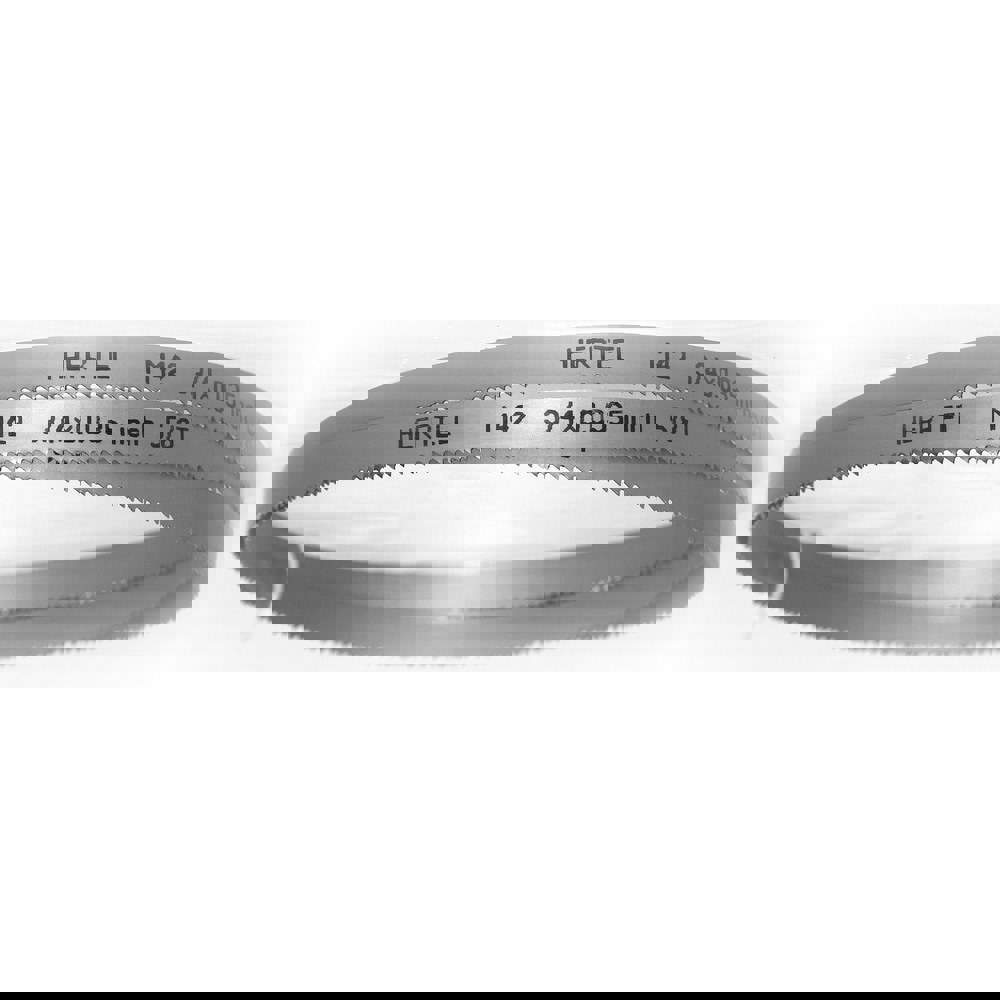 Welded Band Saw Blades; Blade Length (Feet): 7' 9 ; Blade Width (Inch): 3/4in ; Teeth Per Inch: 5-8 ; Blade Material: Bi-Metal ; Tooth Material: M42 High Speed Steel ; Tooth Form: Straight