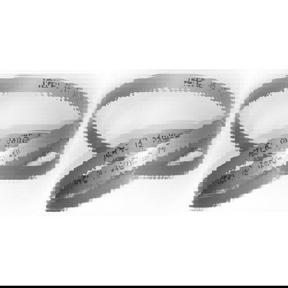 Welded Band Saw Blades; Blade Length (Feet): 10' ; Blade Width (Inch): 3/4in ; Teeth Per Inch: 4-6 ; Blade Material: Bi-Metal ; Tooth Material: M42 High Speed Steel ; Tooth Form: Duplex