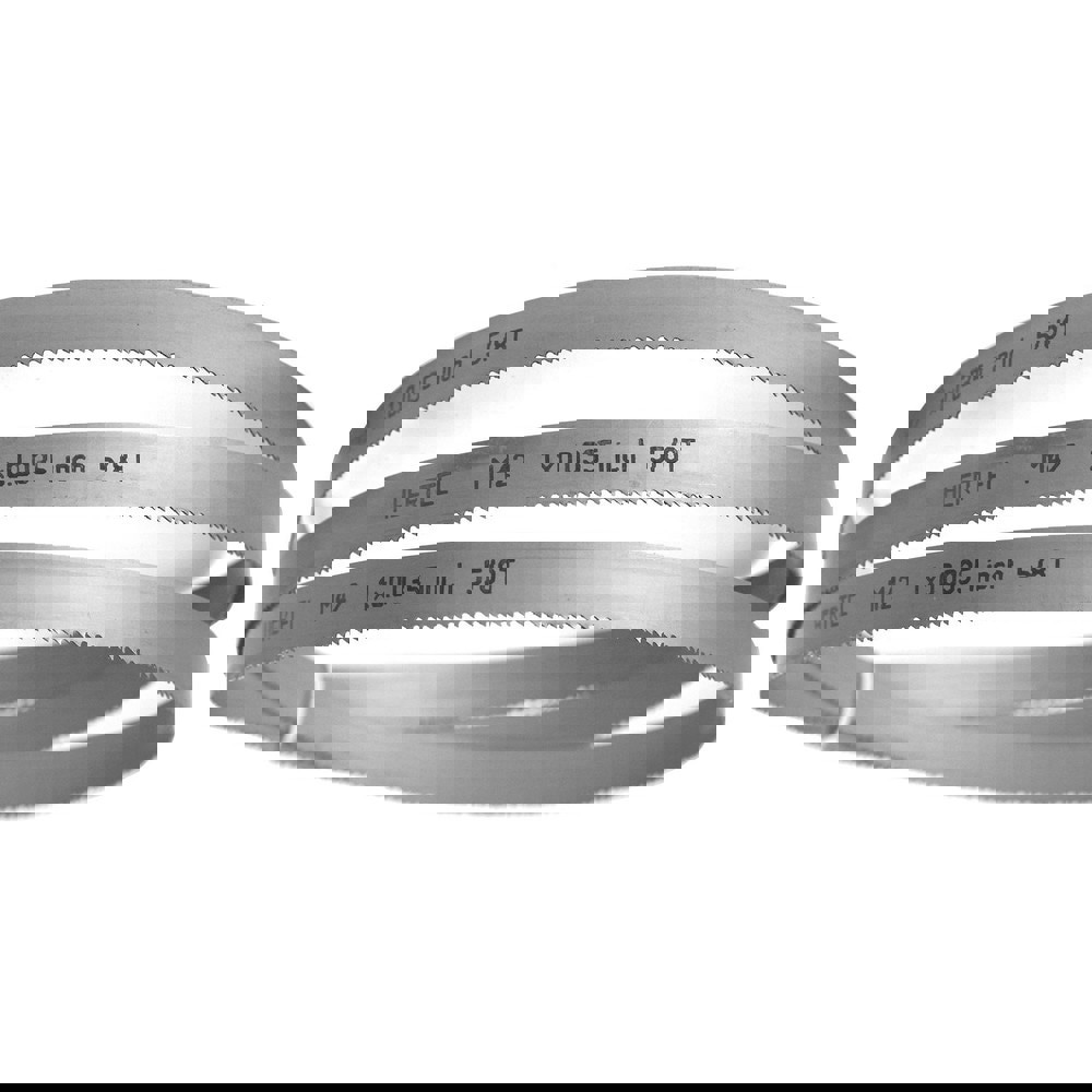 Welded Band Saw Blades; Blade Length (Feet): 10' 10-1/2 ; Blade Width (Inch): 1in ; Teeth Per Inch: 5-8 ; Blade Material: Bi-Metal ; Tooth Material: M42 High Speed Steel ; Tooth Form: Straight