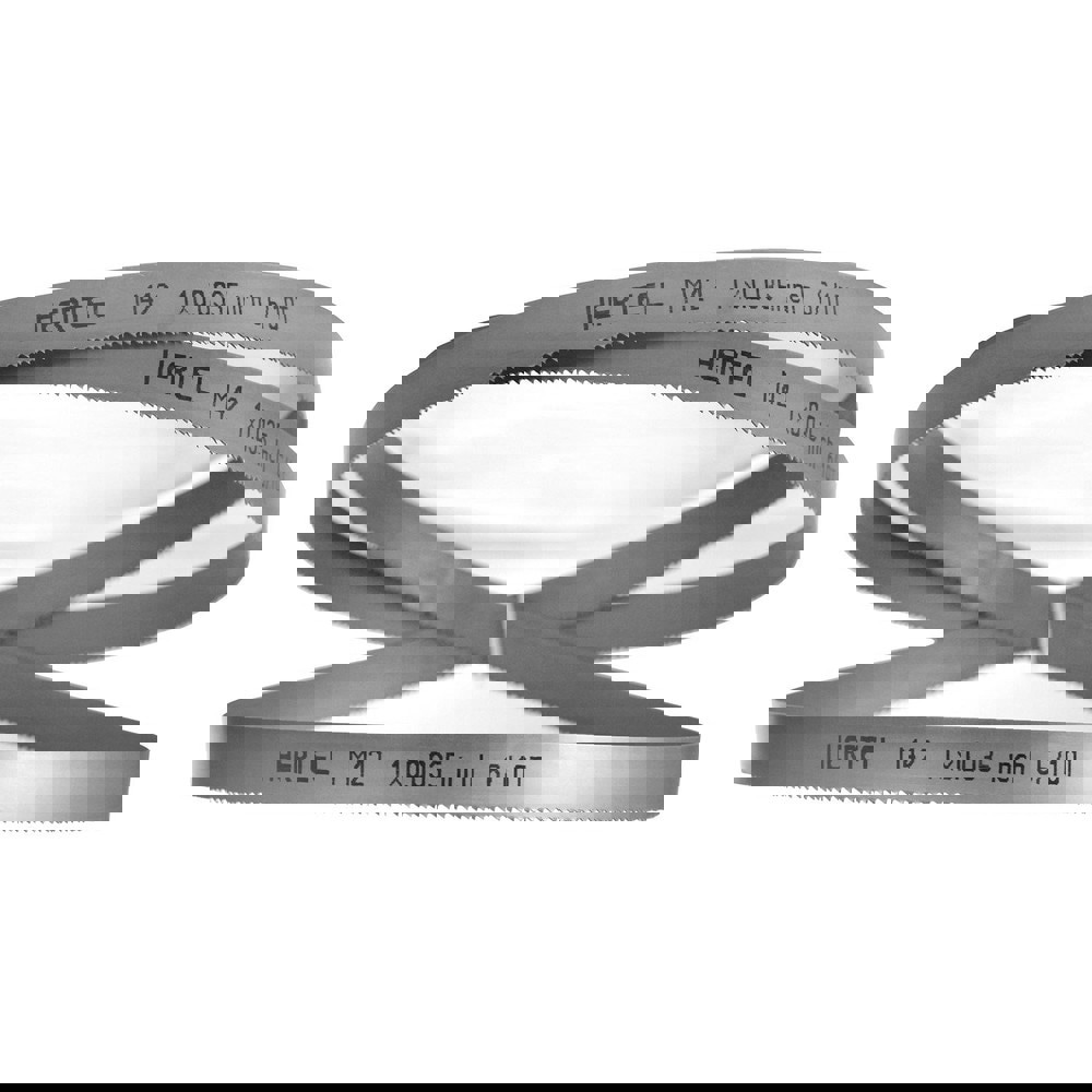 Welded Band Saw Blades; Blade Length (Feet): 11' 6 ; Blade Width (Inch): 1in ; Teeth Per Inch: 6-10 ; Blade Material: Bi-Metal ; Tooth Material: M42 High Speed Steel ; Tooth Form: Straight