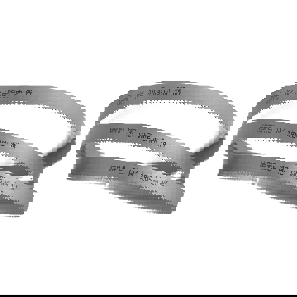 Welded Band Saw Blades; Blade Length (Feet): 12' 6 ; Blade Width (Inch): 1in ; Teeth Per Inch: 4-6 ; Blade Material: Bi-Metal ; Tooth Material: M42 High Speed Steel ; Tooth Form: Duplex