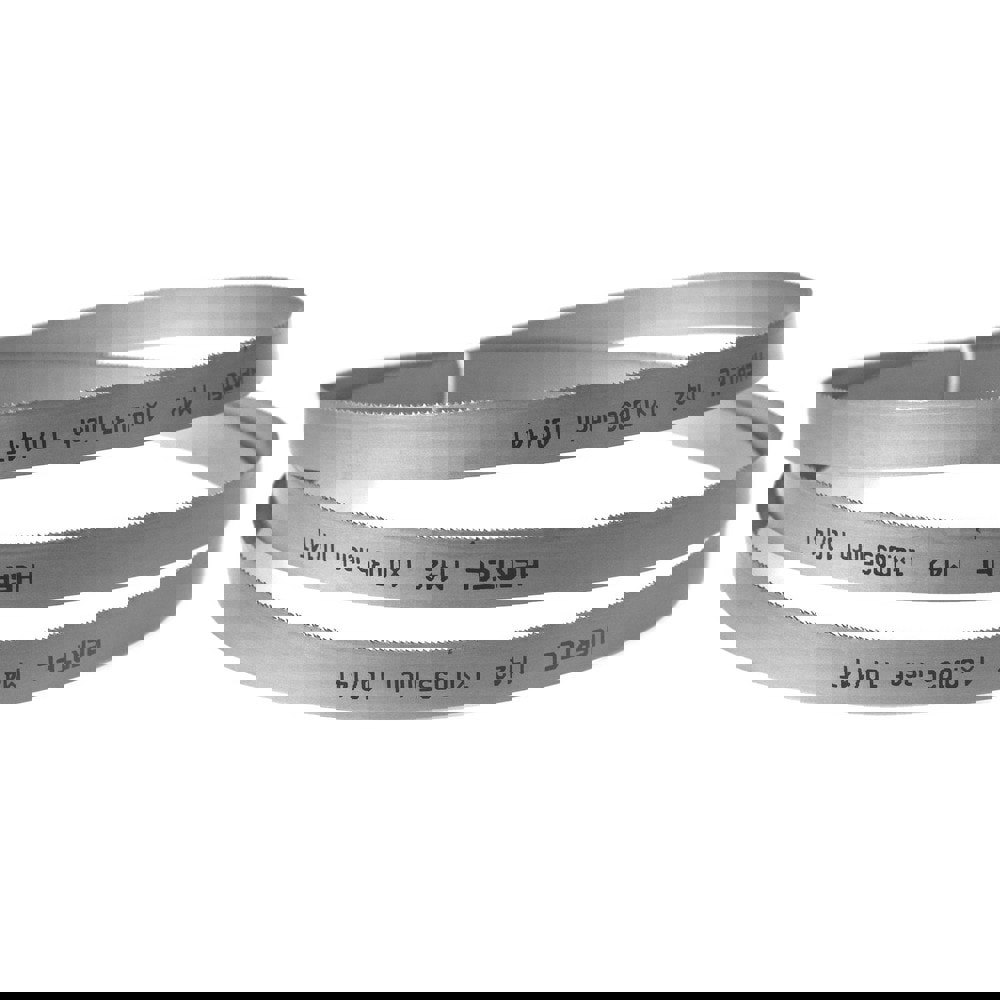 Welded Band Saw Blades; Blade Length (Feet): 12' 6 ; Blade Width (Inch): 1in ; Teeth Per Inch: 10-14 ; Blade Material: Bi-Metal ; Tooth Material: M42 High Speed Steel ; Tooth Form: Straight