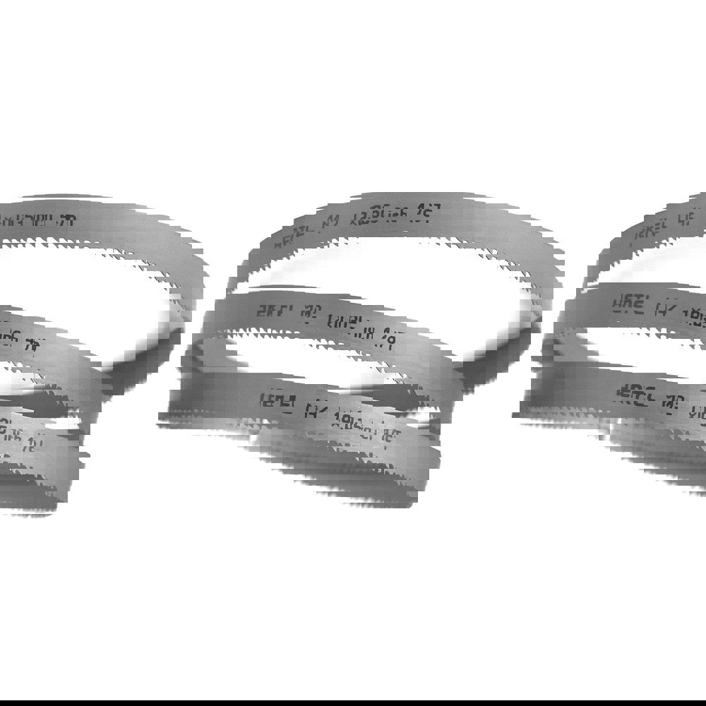 Welded Band Saw Blades; Blade Length (Feet): 13' 3 ; Blade Width (Inch): 1in ; Teeth Per Inch: 4-6 ; Blade Material: Bi-Metal ; Tooth Material: M42 High Speed Steel ; Tooth Form: Duplex