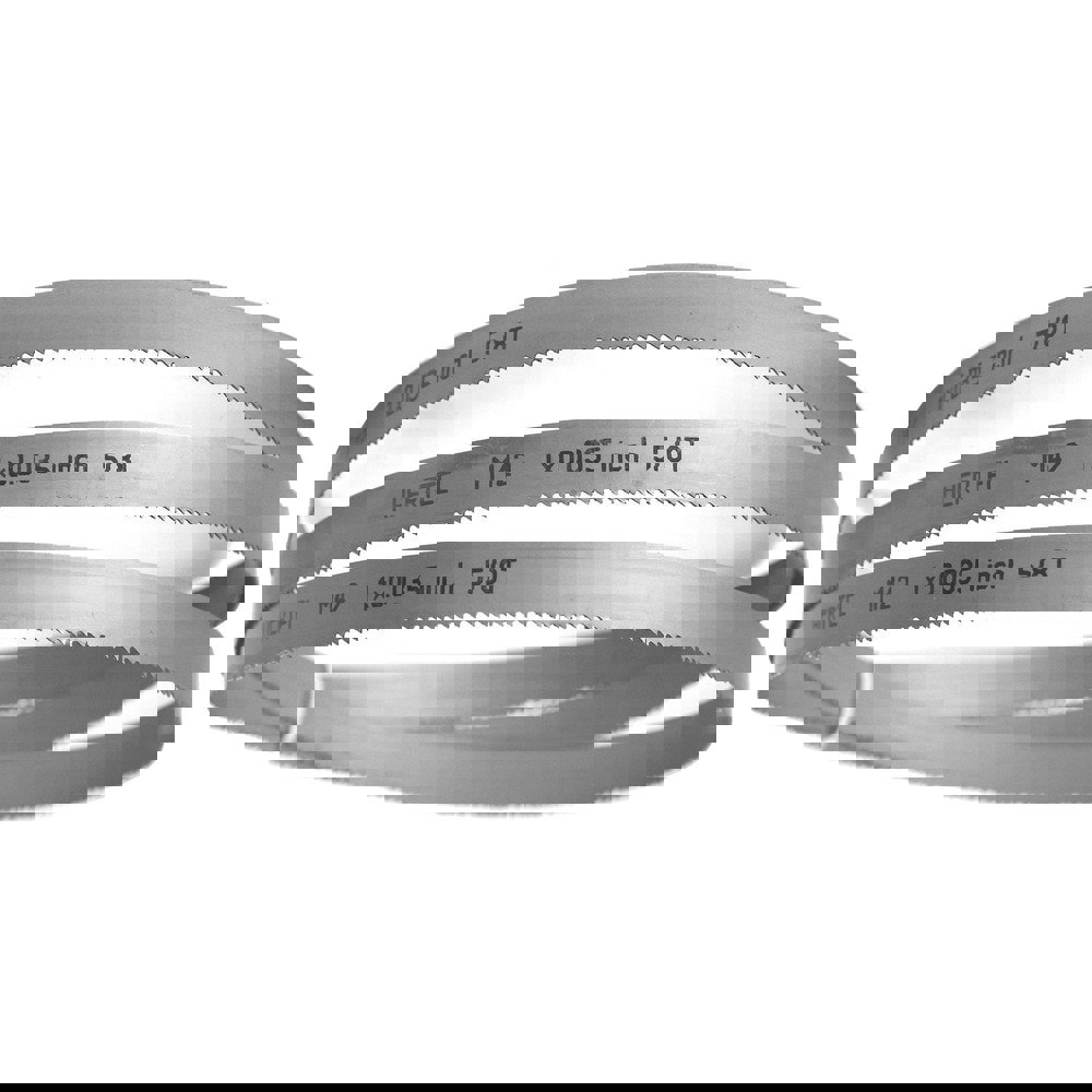 Welded Band Saw Blades; Blade Length (Feet): 13' 3 ; Blade Width (Inch): 1in ; Teeth Per Inch: 5-8 ; Blade Material: Bi-Metal ; Tooth Material: M42 High Speed Steel ; Tooth Form: Straight