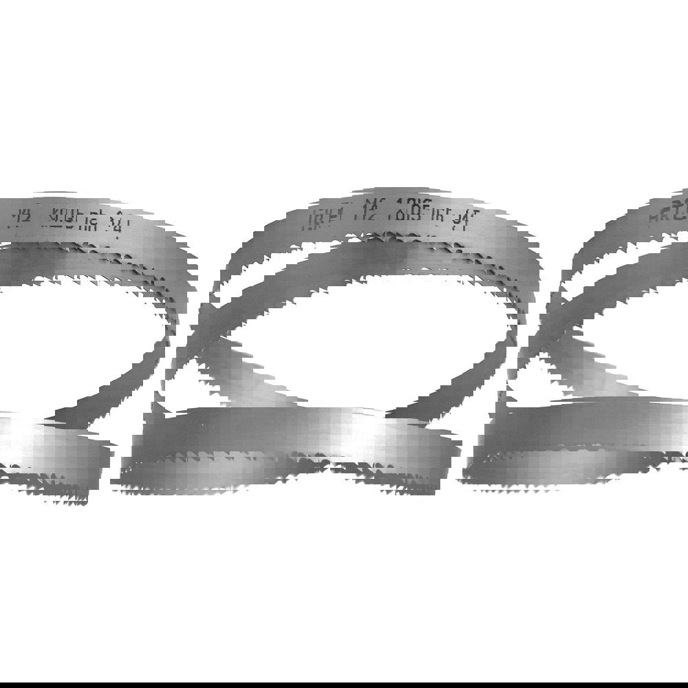 Welded Band Saw Blades; Blade Length (Feet): 13' 6 ; Blade Width (Inch): 1in ; Teeth Per Inch: 3-4 ; Blade Material: Bi-Metal ; Tooth Material: M42 High Speed Steel ; Tooth Form: Variable