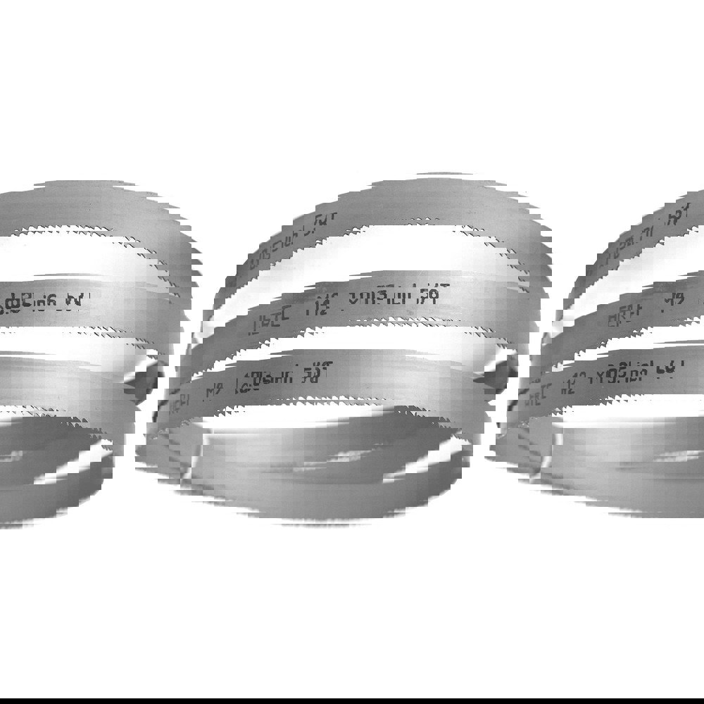 Welded Band Saw Blades; Blade Length (Feet): 13' 6 ; Blade Width (Inch): 1in ; Teeth Per Inch: 5-8 ; Blade Material: Bi-Metal ; Tooth Material: M42 High Speed Steel ; Tooth Form: Straight