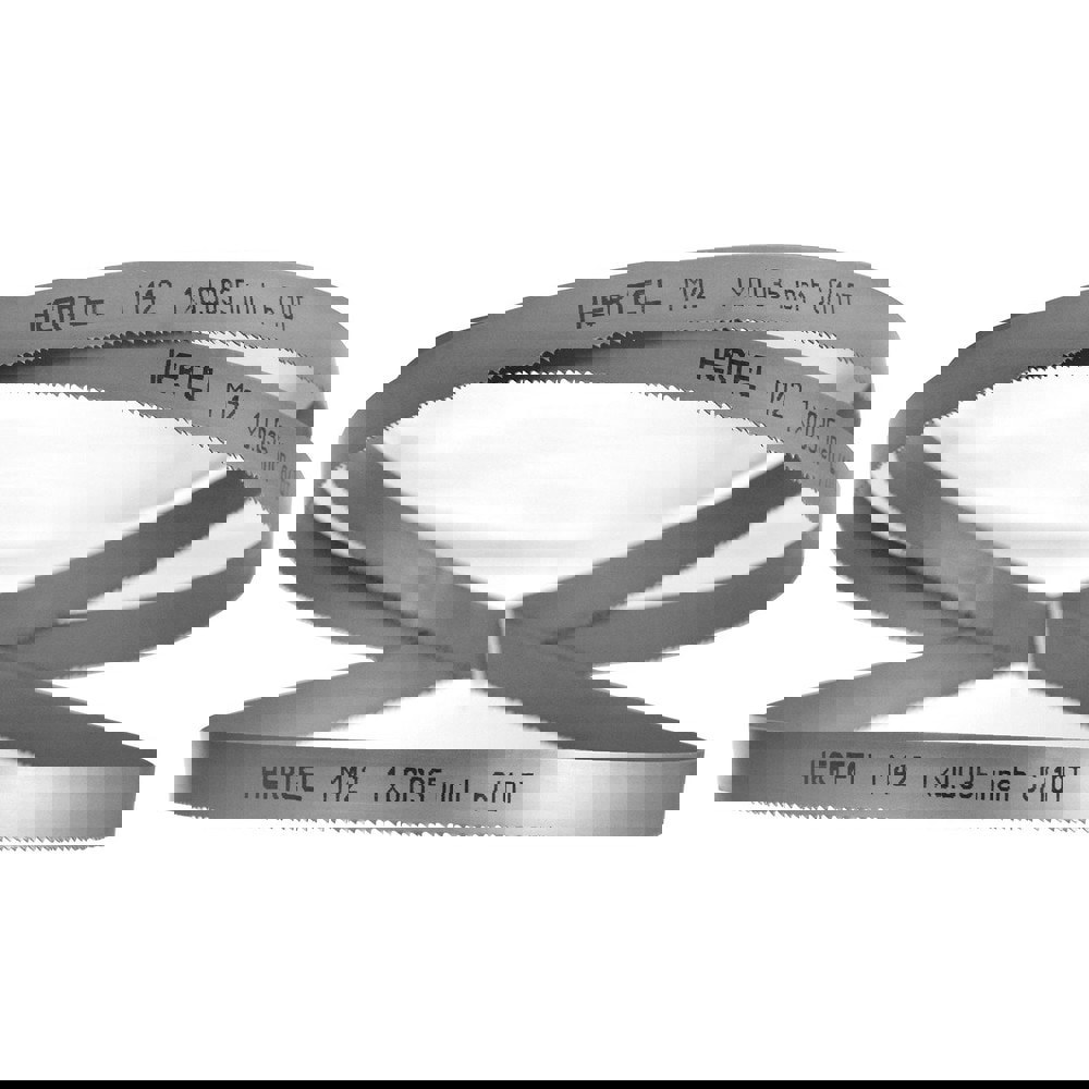 Welded Band Saw Blades; Blade Length (Feet): 13' 11 ; Blade Width (Inch): 1in ; Teeth Per Inch: 6-10 ; Blade Material: Bi-Metal ; Tooth Material: M42 High Speed Steel ; Tooth Form: Straight