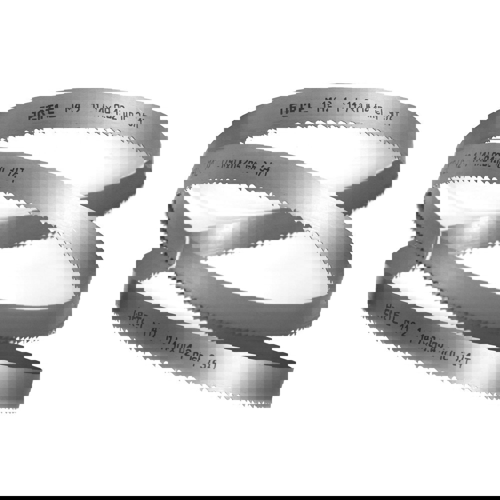 Welded Band Saw Blades; Blade Length (Feet): 11' 6 ; Blade Width (Inch): 1-1/4in ; Teeth Per Inch: 3-4 ; Blade Material: Bi-Metal ; Tooth Material: M42 High Speed Steel ; Tooth Form: Variable