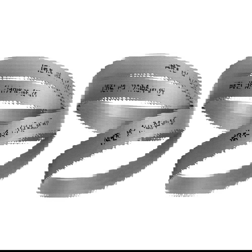 Welded Band Saw Blades; Blade Length (Feet): 11' 6 ; Blade Width (Inch): 1-1/4in ; Teeth Per Inch: 4-6 ; Blade Material: Bi-Metal ; Tooth Material: M42 High Speed Steel ; Tooth Form: Duplex