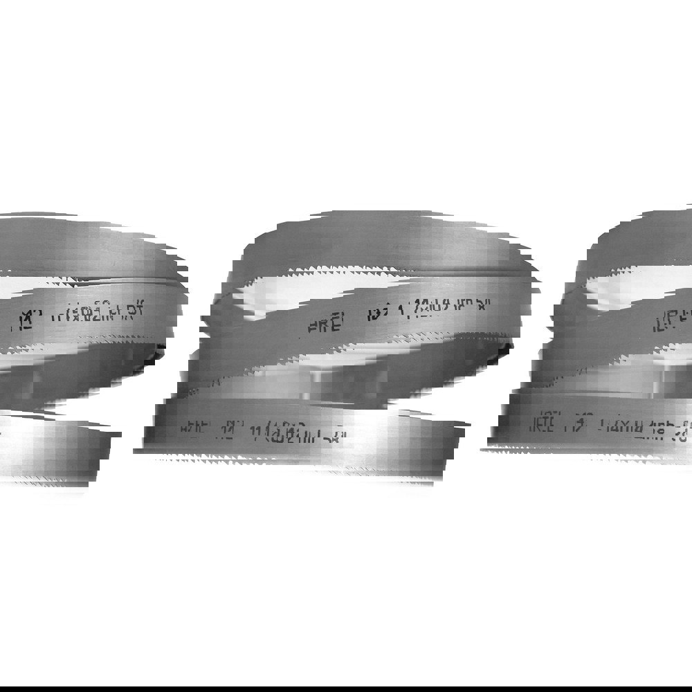 Welded Band Saw Blades; Blade Length (Feet): 11' 6 ; Blade Width (Inch): 1-1/4in ; Teeth Per Inch: 5-8 ; Blade Material: Bi-Metal ; Tooth Material: M42 High Speed Steel ; Tooth Form: Straight