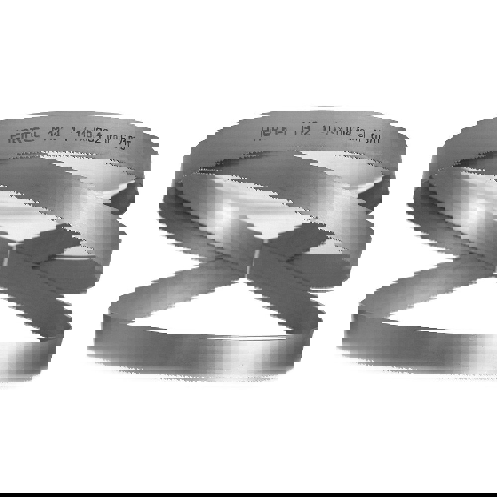 Welded Band Saw Blades; Blade Length (Feet): 12' 6 ; Blade Width (Inch): 1-1/4in ; Teeth Per Inch: 6-10 ; Blade Material: Bi-Metal ; Tooth Material: M42 High Speed Steel ; Tooth Form: Straight